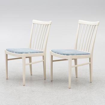 Carl Malmsten, dining group, 7 pieces, "Herrgården", Åfors, second half of the 20th century.