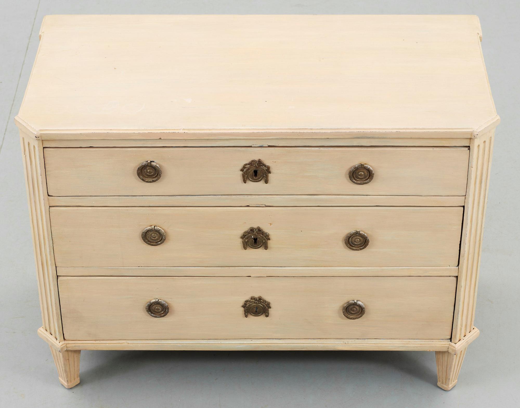 BYRÅ. Gustavianskt provinsarbete, 1700-talets slut.