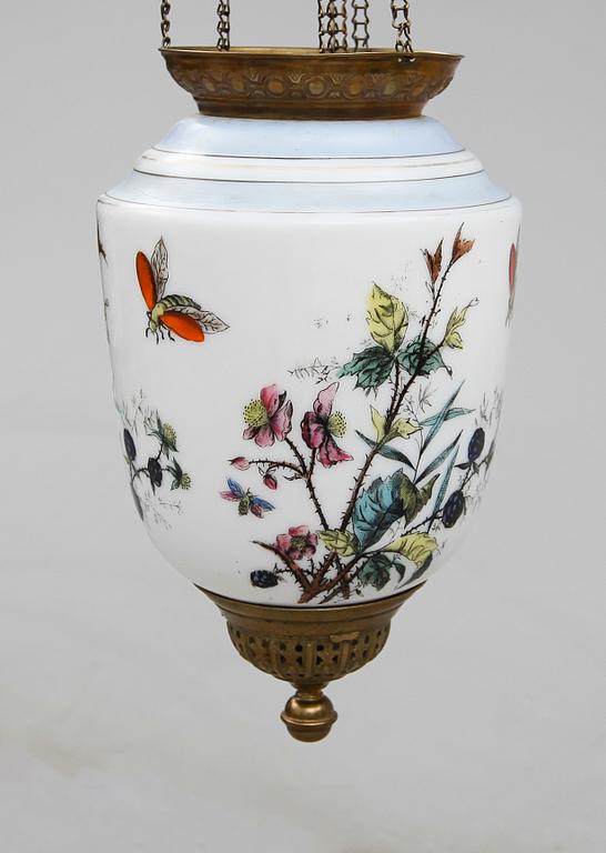 MÅNSKENSAMPEL, sekelskiftet 1900. Höjd 35 cm.