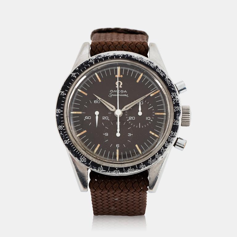 Omega, Speedmaster, chronograph, "Tachymètre - Base 1000", "Tropical Dial".