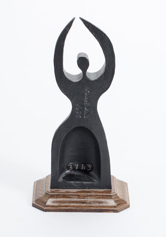 GUNNAR KANEVAD, skulptur, gjutjärn, utförd 1976.
