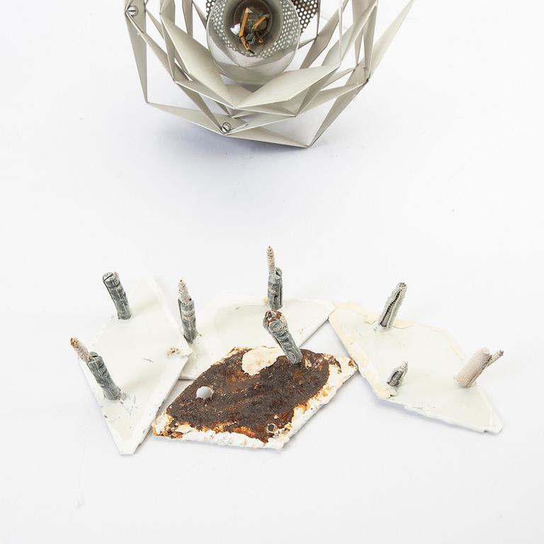 Väggarmaturer 4 st, 1950/60-tal.