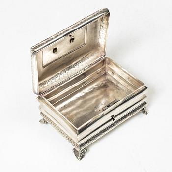 G.H. Adolph Reich, skrin, silver, empire, Berlin 1821-1841.