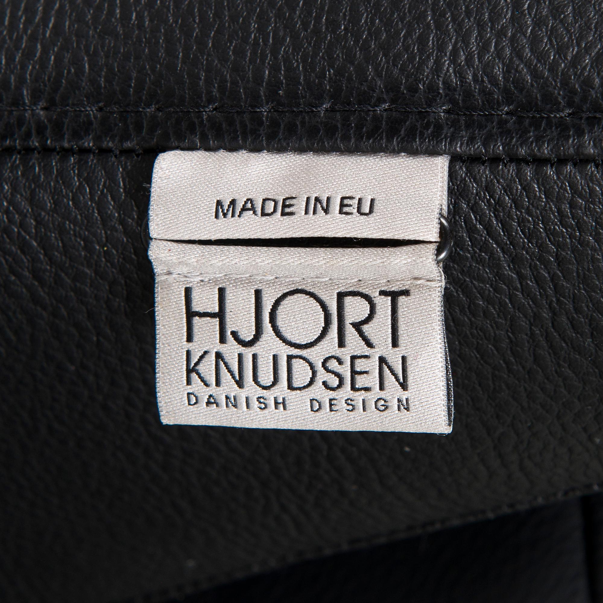 A leather sofa, Hjort Knudsen, Denmark, 21st Century.