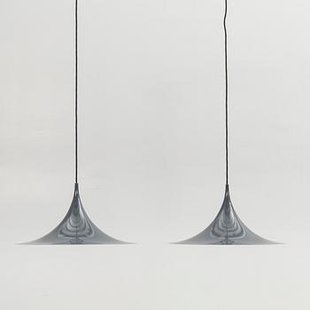 Bonderup & Thorup, ceiling lamps, a pair, "Semi pendant", Gubi, Denmark.