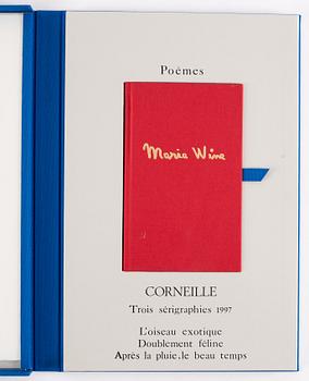 Beverloo Corneille, portfolio with 3 silkscreens in colour, 1997, signed HC 14/15.
