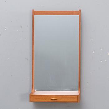 Mirror / Hall furniture, Teak, 1950s-60s.