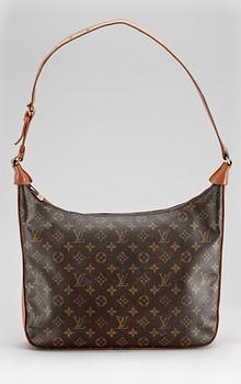 A monogram canvas shoulder bag by Louis Vuitton from 1989.