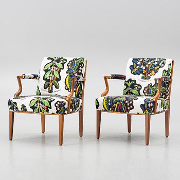 Josef Frank, a pair of model 969 armchairs, Svenskt Tenn, 2014.