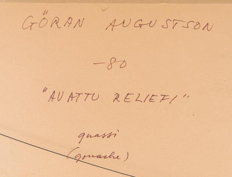 Göran Augustson, 'Opened relief'.