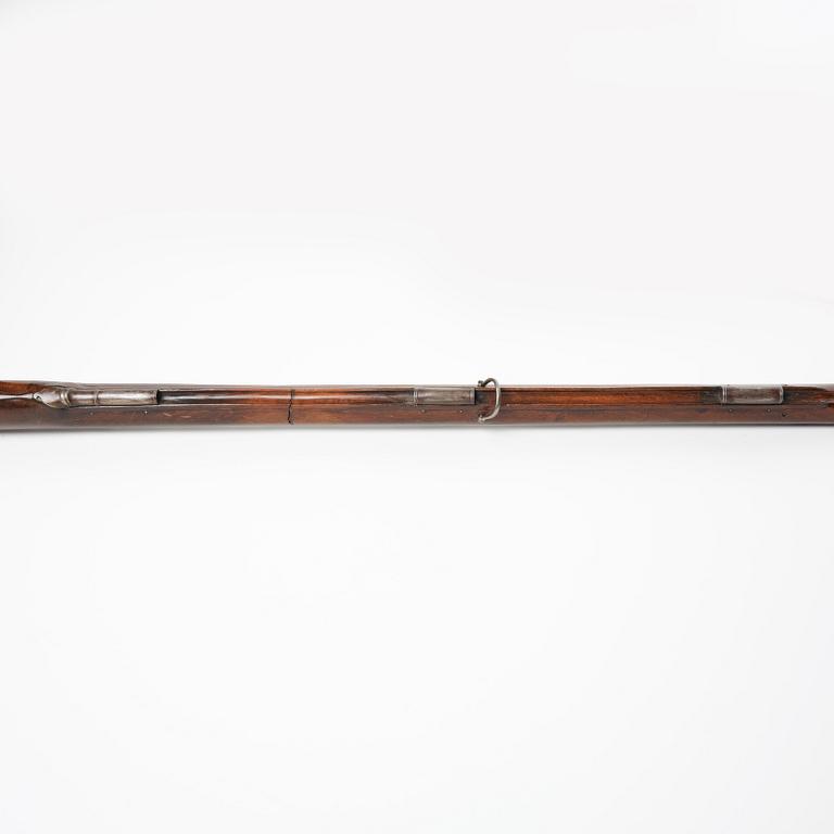 Flintlåsgevär, av Jakob Nusbaum, Stockholm, (1731-1784).