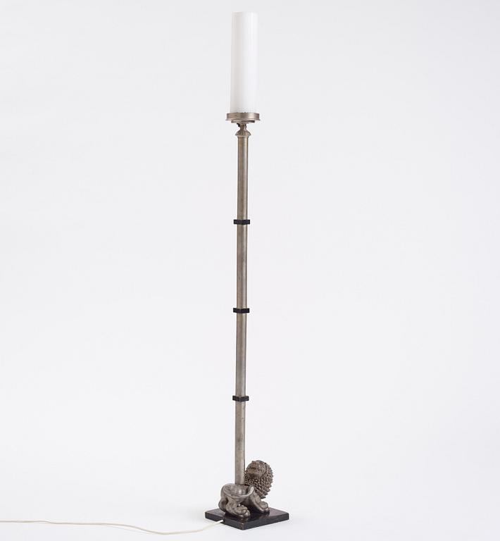 Nils Fougstedt, & Anna Petrus, a rare floor lamp, Svenskt Tenn, Stockholm ca 1929, reportedly acquired at the Stockholm Exhibition 1930.