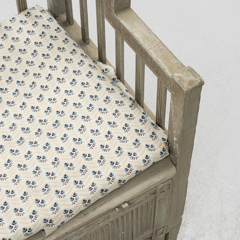 Utdragssoffa/säng Gustaviansk stil, 1800-tal.