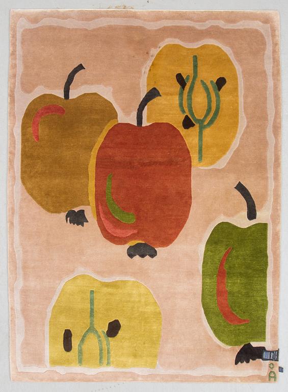 MATTA, handtuftad, "Åkerö" design Anna Johanna Ångström för Axeco. Ca 238 x 174 cm.