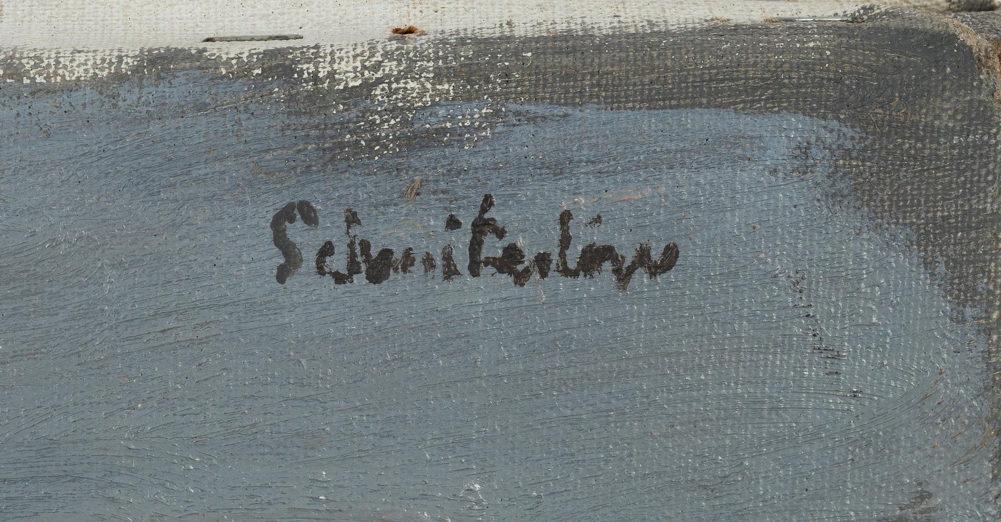 Bertram Schmiterlöw, oil on canvas, signed.