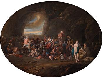 739. David Teniers d.y Tillskriven, Sankt Antonius frestelser.
