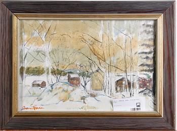 PERSON, RUNE. Olja på duk. Sign.