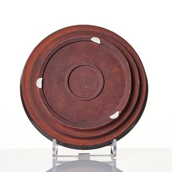 Wilhelm Kåge, an early Farsta stoneware dish, Gustavsberg 1933.