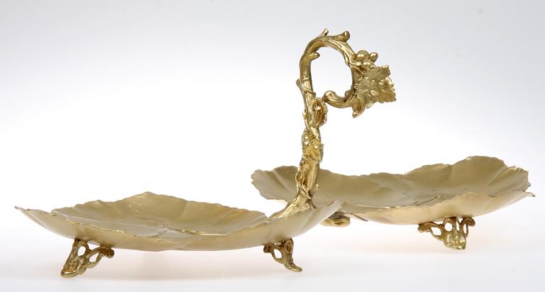 VISITKORTSSKÅL, jugend-stil, 1900-tal.