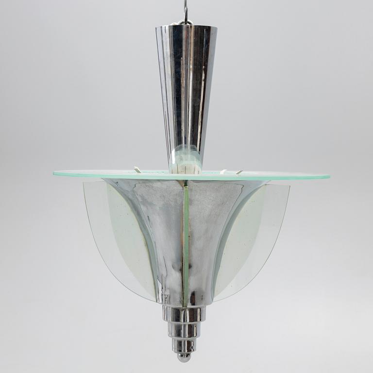 Henri Petitot, attributed to, ceiling lamp, France, Art Deco, 1930s.