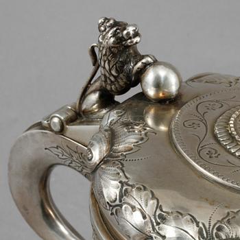 STOP, silver, barockstil, 1946. Vikt 620 gram.