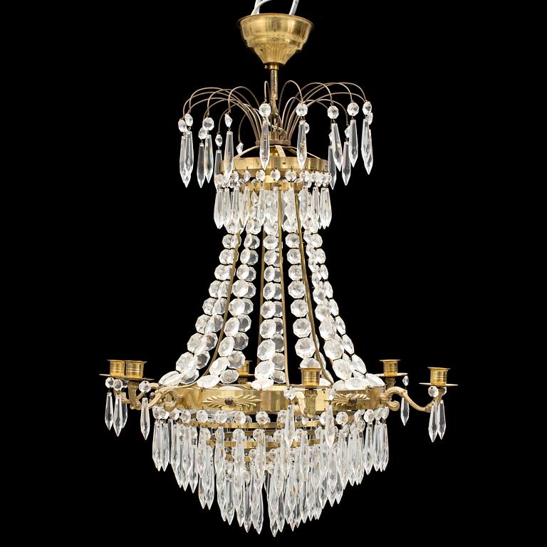 A mid 20th century chandelier.