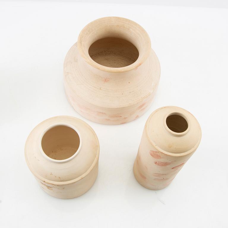 Gunnar Nylund & Anita Nylund, jars with lids 3 pcs. own workshops.