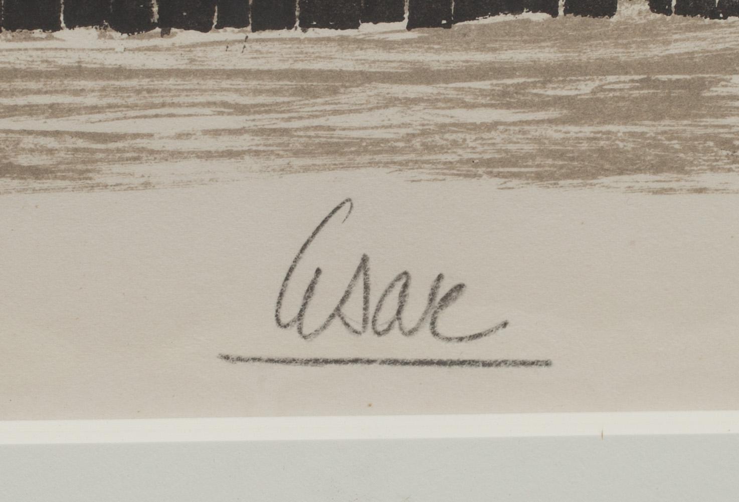 CÉSAR BALDACCINI, färglitografi, signerad och numrerad 33/75.