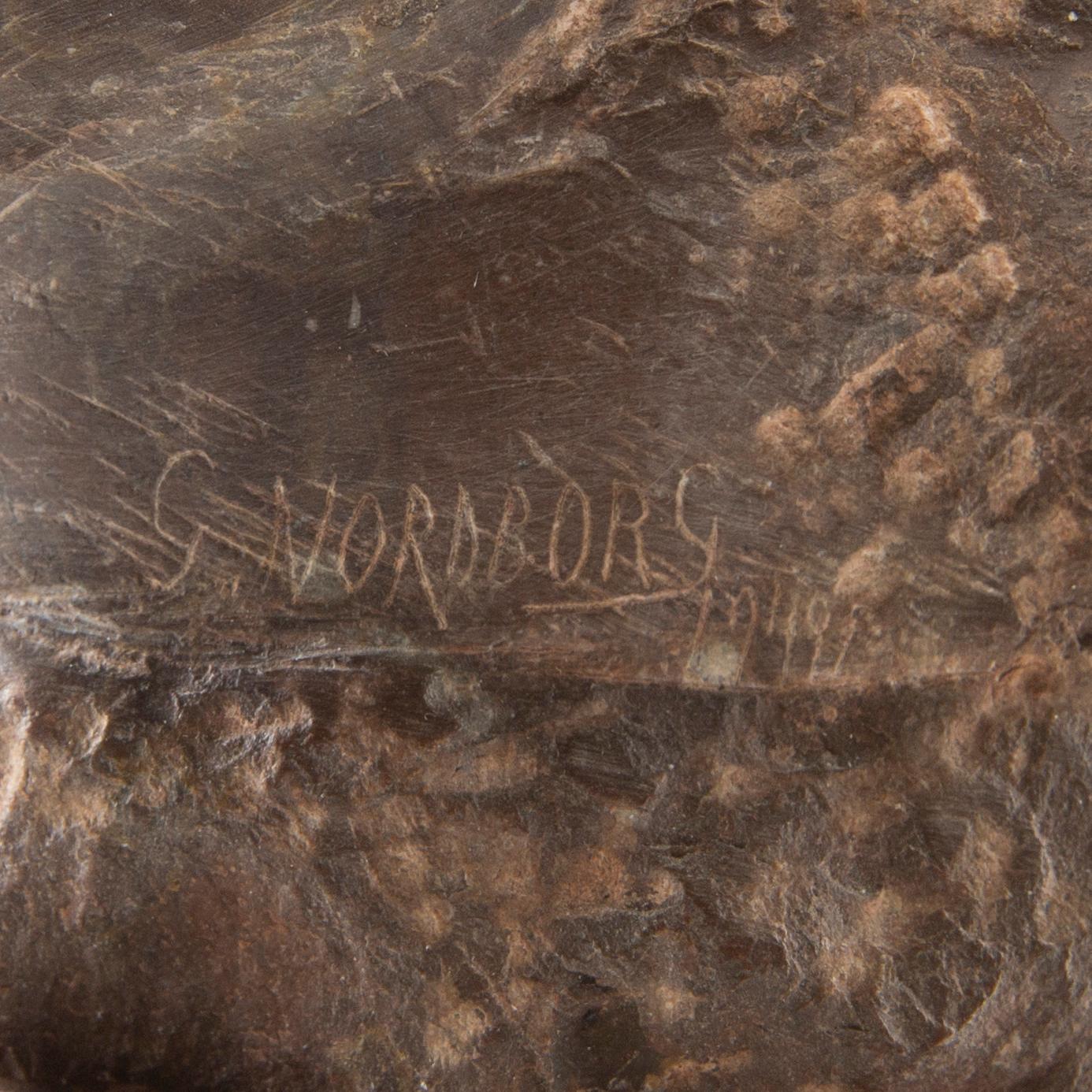 Gunnar Nordborg, Skulptur Kvinnohuvud.