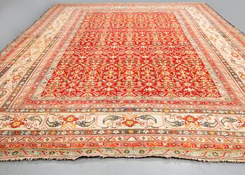 Matta, antik Indisk, sannolikt Agra, ca 467,5-474 x 369,5-374 cm.