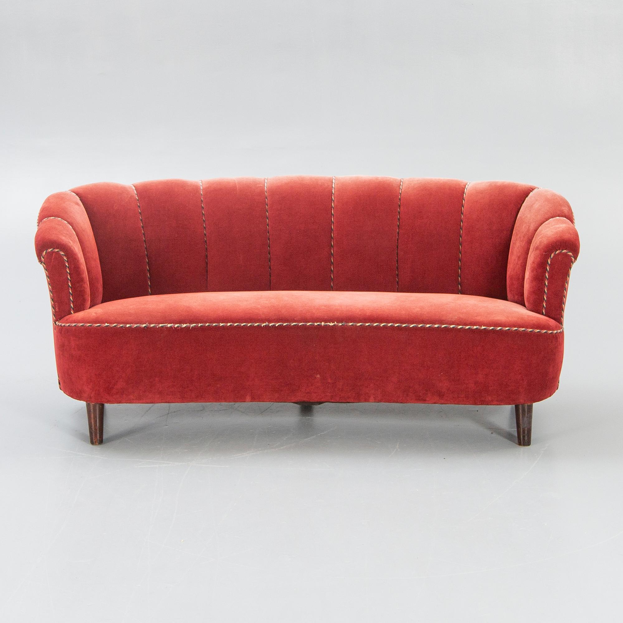 Sofa, probably Otto Schultz, 1940s-50s.