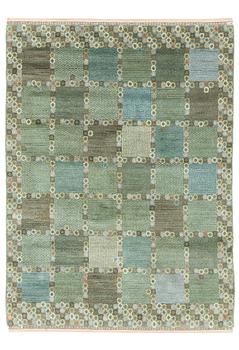 463. Barbro Nilsson, a carpet, "Gröningen ljus", knotted pile, ca 210 x 153 cm, signed AB MMF BN.