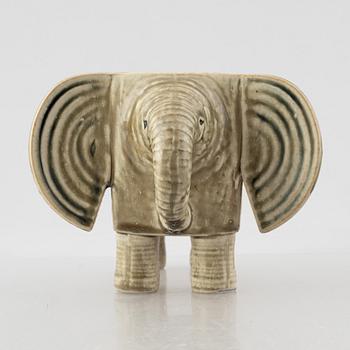 Lisa Larson, figurin, stengods, "Elefant", ur serien "Afrika", Gustavsberg.