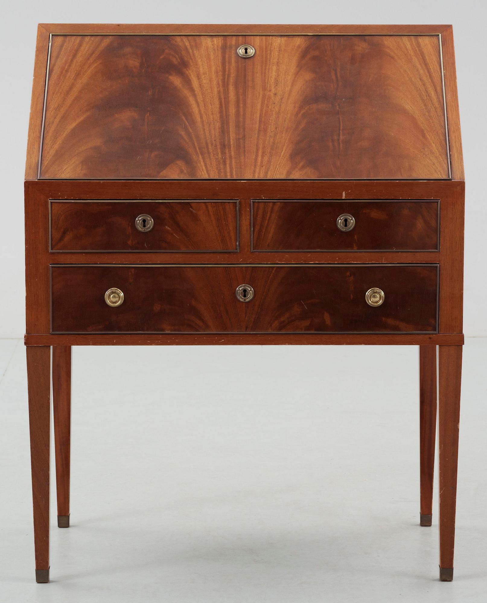 SEKRETÄR, gustaviansk stil, tidigt 1900-tal.