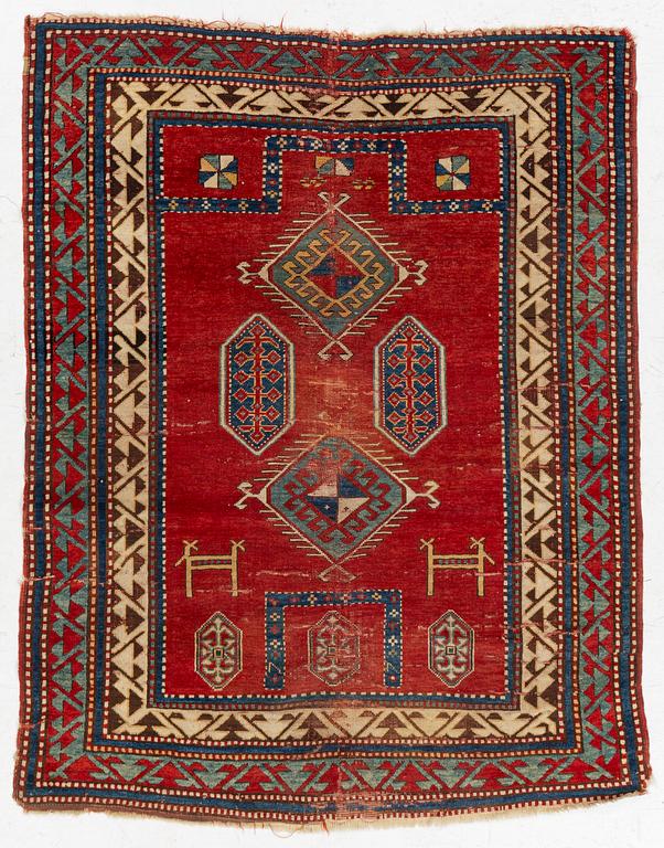 Rug, semi-antique Anatolian, approx. 158 x 122 cm.