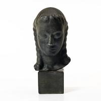 Gösta Eugén Almgren, a woman's head.