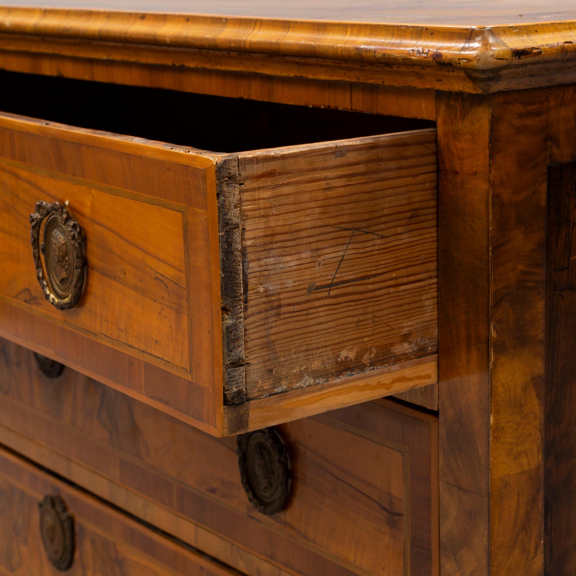 A first half of the 20th century Louis XVI style chest of drawers.