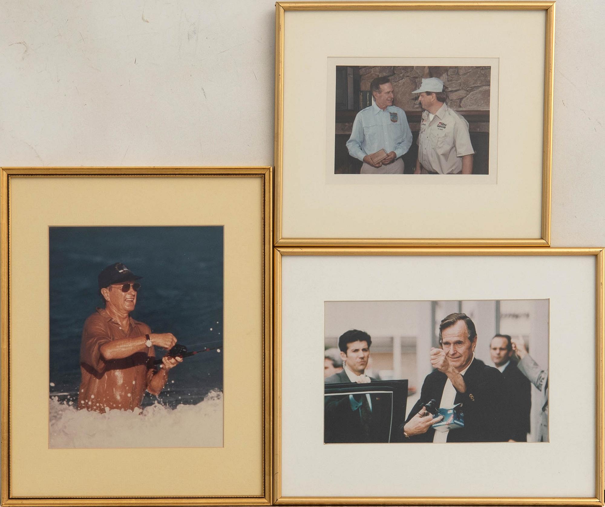 Photographs 3 pcs President Bush.