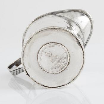 Carl Gideon Ronander, gräddkanna, silver, Stockholm 1808.