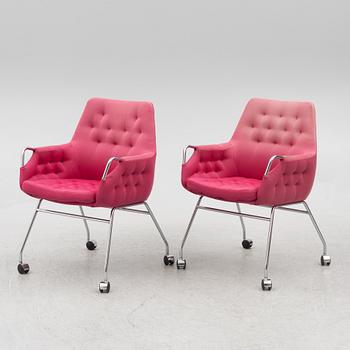Bruno Mathsson, five "Milton" armchairs, late 20th century.
