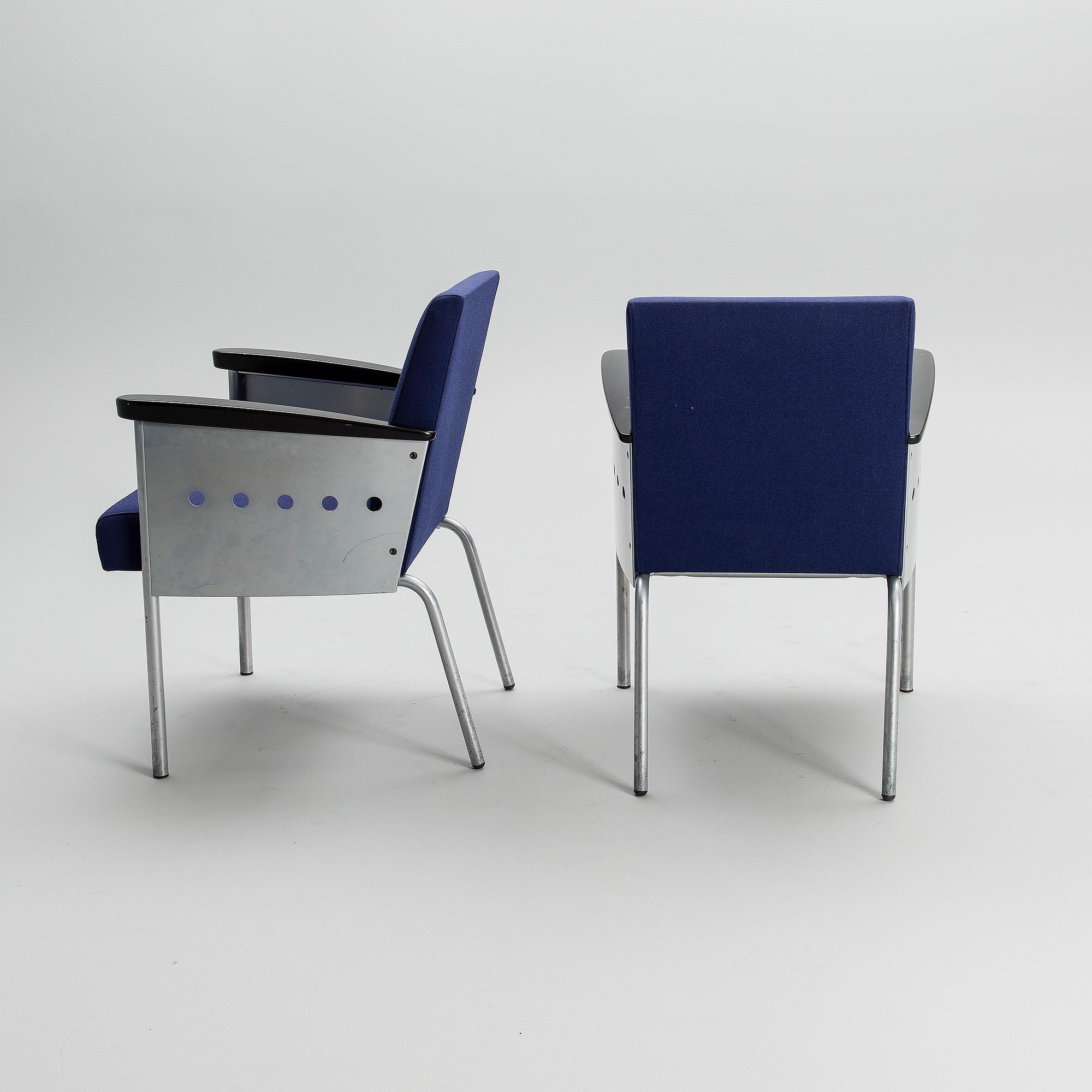 A pair of 1990s 'Zil' armchairs for Inno, Finland.