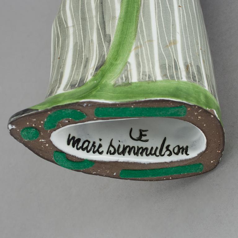 FIGURIN, keramik, Mari Simmulson, Uppsala Ekeby, 1950-tal.