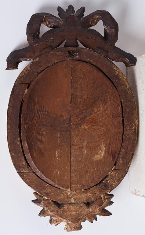 Spegellampetter, ett par, för ett ljus, 1700-talets slut, Gustavianska.