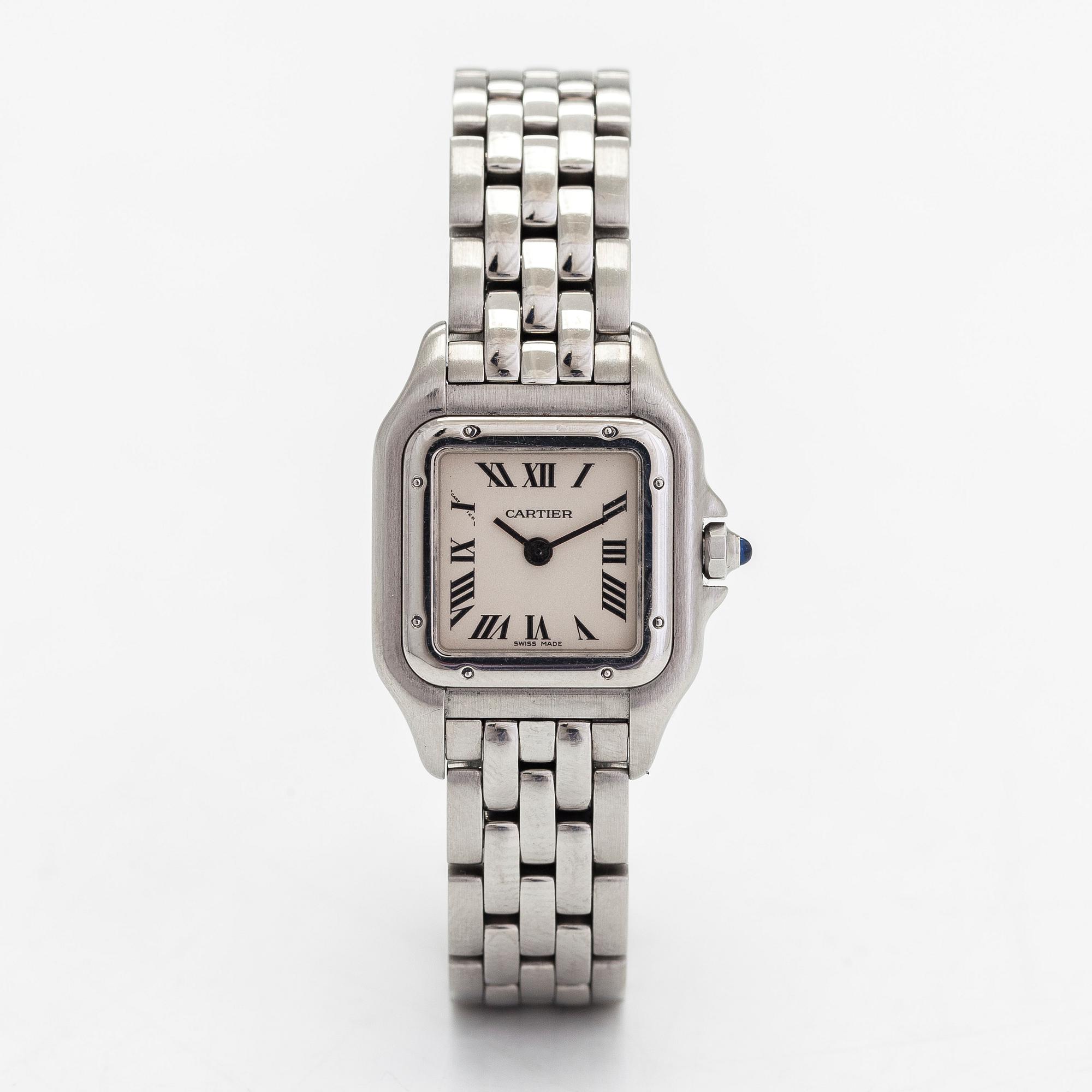 Cartier, Panthère, armbandsur, 22 x 22 (30) mm.