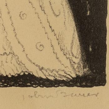 JOHN BAUER, lithograph, signed John Bauer and numbered 5. in pencil.