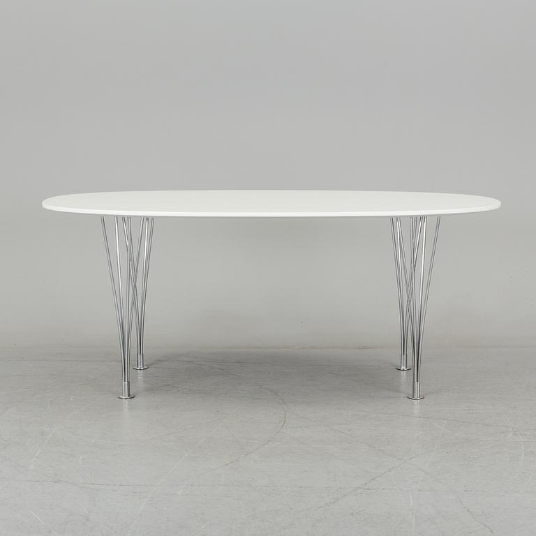 A 'Superelips' table by Bruno Mathsson and Pieter Hein for Fritz Hansen.