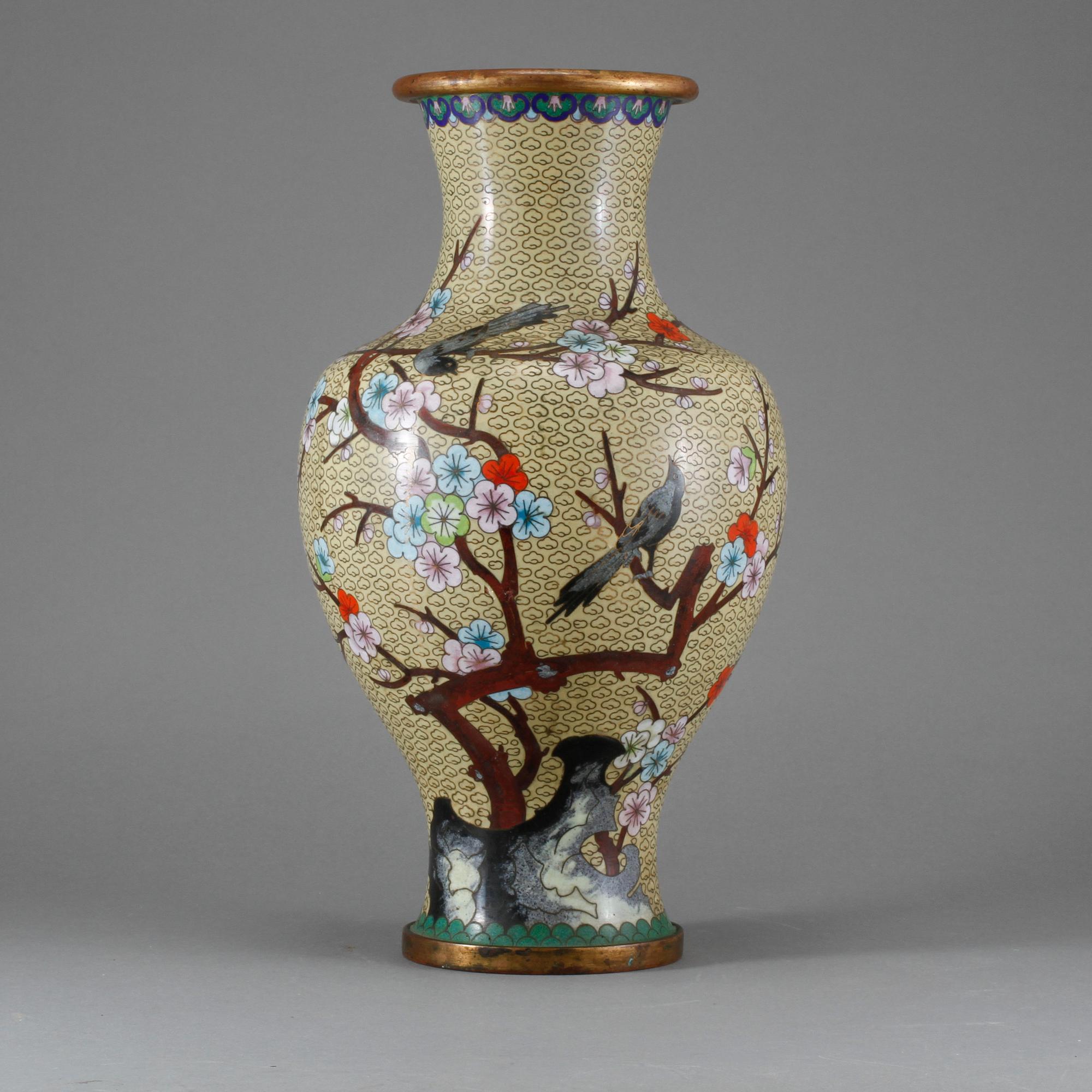 VAS, orientalisk, cloissoné, tidigt 1900-tal.