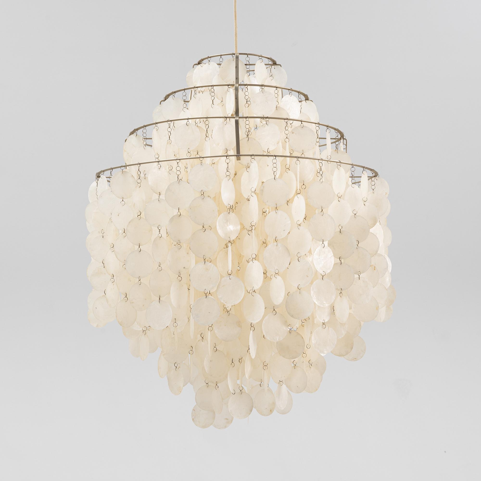 Verner Panton, taklampa, "Fun Lamp", 1900-talets andra hälft.