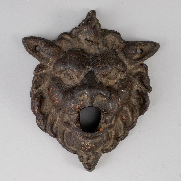 An iron decoration piece, 18th/19th century.