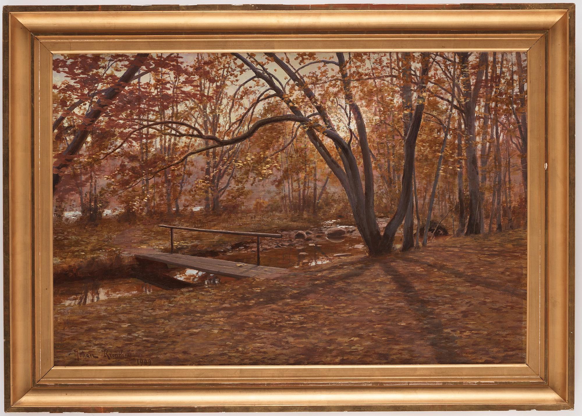 Johan Krouthén, Autumn landscape.